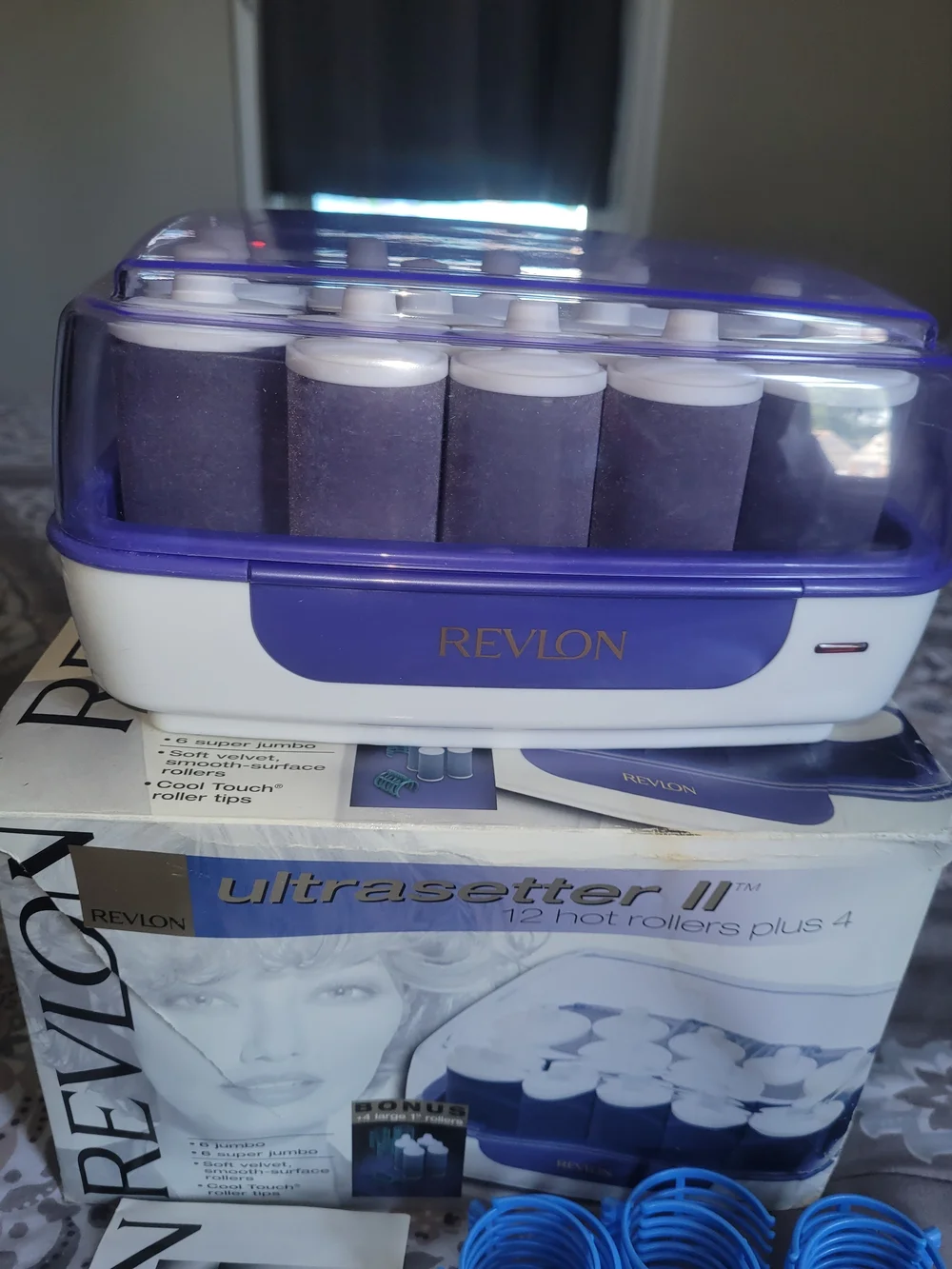 Revlon Ultrasetter II Hot Roller Set in Purple & White